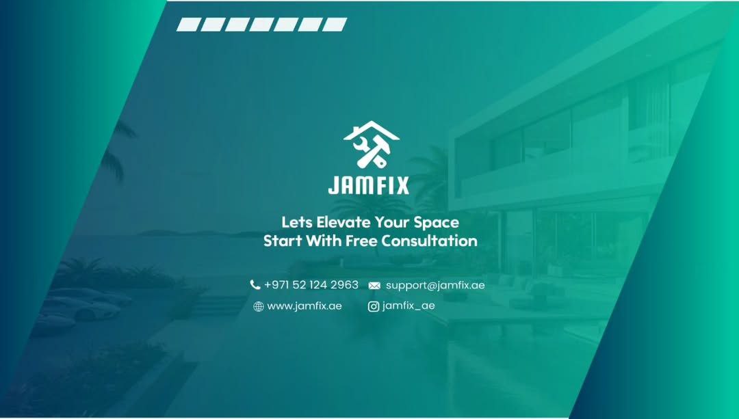 صفحة الغلاف - بروشور Jamfix